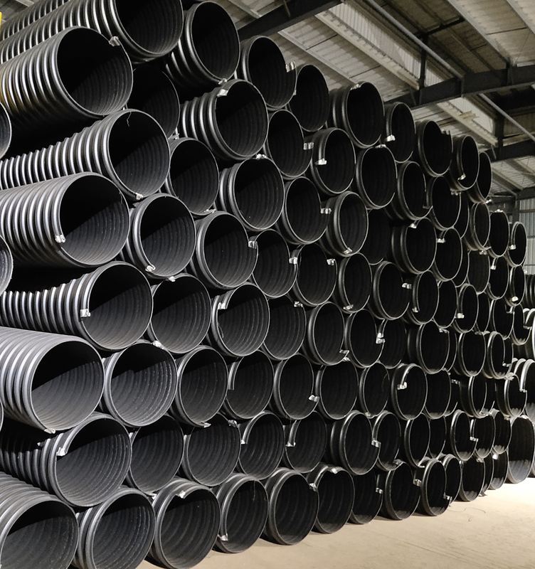 HDPE钢带波纹管